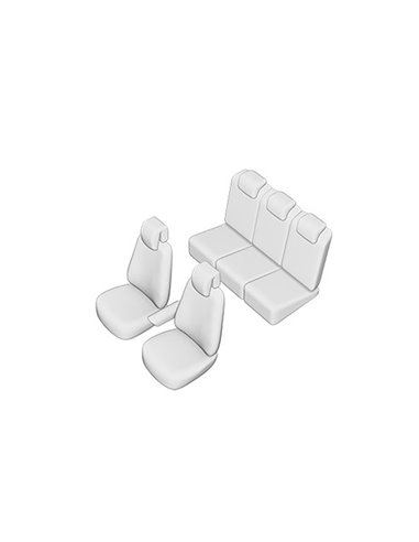 SET HUSE SCAUN VOLKSWAGEN PASSAT 2015- (BANCHETA FRACTIONATA) CU TETIERELE SPATE IN FORMA DE L