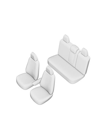 SET HUSE SCAUN RENAULT MEGANE 2016- (BANCHETA FRACTIONATA)