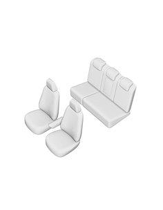 SET HUSE SCAUN TOYOTA RAV4 2006-2012 (BANCHETA FRACTIONATA) CU TETIERE SPATE IN FORMA DE L