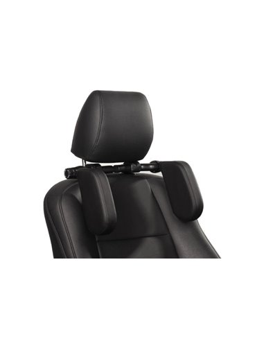 SUPORT TETIERA AUTO REGLABIL. PIELE ECOLOGICA NEAGRA