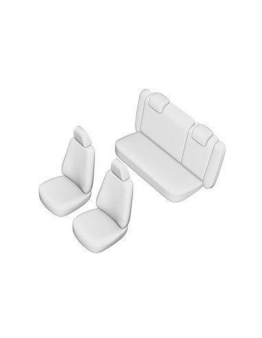 SET HUSE SCAUN SKODA OCTAVIA II FACELIFT 2010-2012 (BANCHETA FRACTIONATA) (FARA COTIERA SPATE)