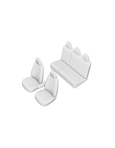 SET HUSE SCAUN VOLKSWAGEN CADDY 2015-2020 (BANCHETA FRACTIONATA, FARA MASUTA CAFEA)
