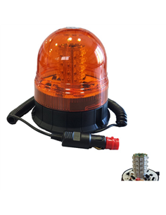 GIROFAR INTERMITENT CU LEDURI 12-24V. BAZA MAGNETICA