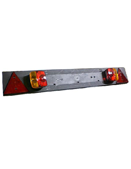BARA PENTRU REMORCA DE 1.020X140MM CU LAMPI DE SEMNALIZARE