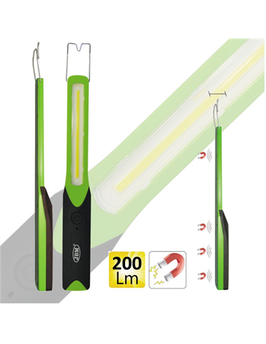 LAMPA PORTABILA SLIM LED C.O.B. CU BATERIE REINCARCABILA