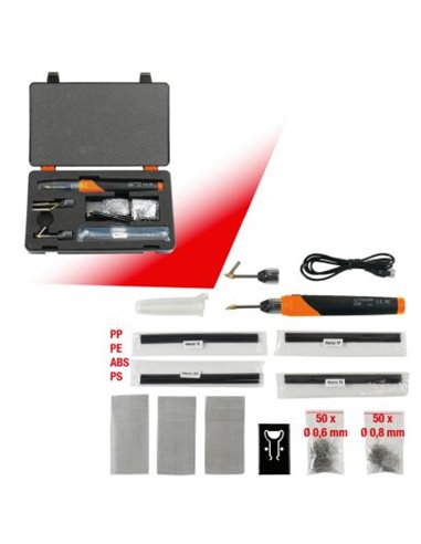 SET REPARATIE DIN MATERIAL PLASTIC CU ACUMULATOR. 134 PIESE