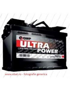 QWP Ultra Power 12V 68Ah 550A - Borna Inversa (stanga +)