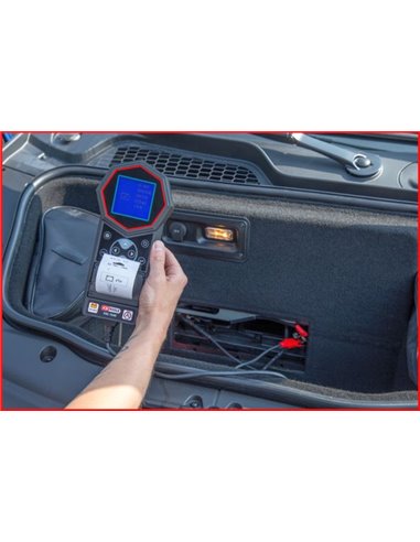 TESTER DIGITAL PENTRU BATERIE SI SISTEM DE INCARCARE 12V/24V CU IMPRIMANTA INTEGRATA
