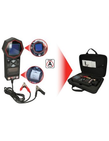 TESTER DIGITAL PENTRU BATERIE SI SISTEM DE INCARCARE 12V/24V CU IMPRIMANTA INTEGRATA