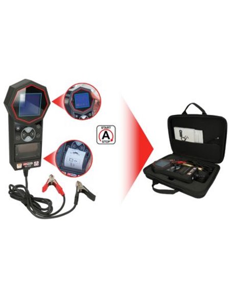 TESTER DIGITAL PENTRU BATERIE SI SISTEM DE INCARCARE 12V/24V CU IMPRIMANTA INTEGRATA