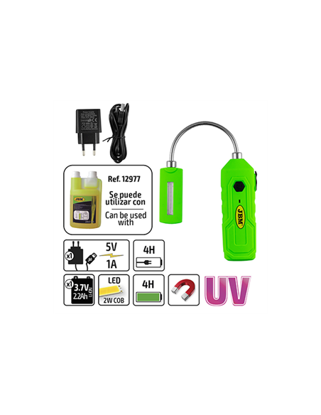 LANTERNA PORTABILA LED - UV CU BAZA MAGNETICA
