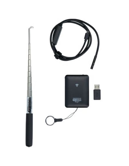 SET VIDEOSCOP WI FI CU DIAMETRU 6.0 MM 0 GRADE SONDA CAMERA HD 90 GRADE. REVERSIBIL. 4 PIESE