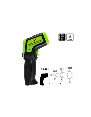 TERMOMETRU INDUSTRIAL DIGITAL CU LASER (-32 +380 Grade C)
