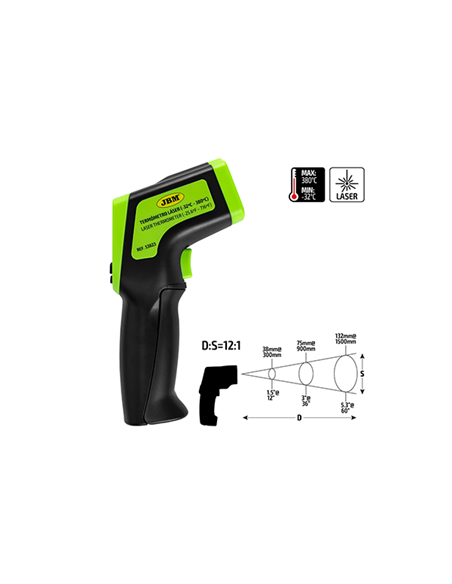 TERMOMETRU INDUSTRIAL DIGITAL CU LASER (-32 +380 Grade C)