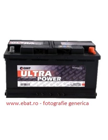 QWP Ultra Power 12V 140Ah 760A - Borna Inversa (stanga +)
