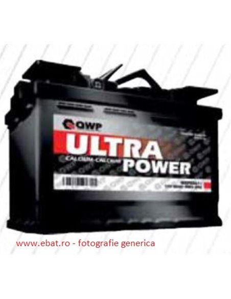 QWP Ultra Power 12V 74Ah 680A - Borna Normala (dreapta +)
