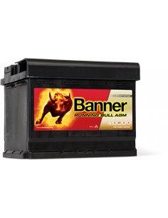 BANNER Running Bull AGM 12V 60Ah 640A - Borna Normala (dreapta +)