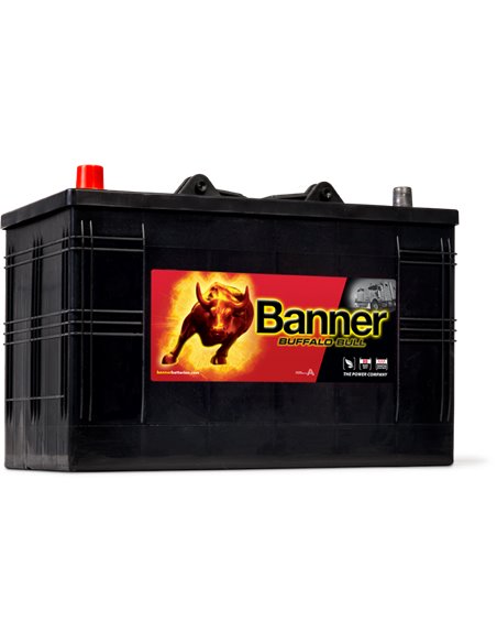 BANNER Buffalo Bull 12V 110Ah 800A - Borna Inversa (stanga +)