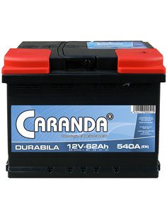 CARANDA DURABILA 12V 62Ah 540A - Borna Normala (dreapta +)