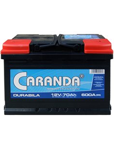 CARANDA DURABILA 12V 70Ah 600A - Borna Normala (dreapta +)