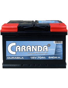 CARANDA DURABILA 12V 70Ah 640A - Borna Normala (dreapta +)