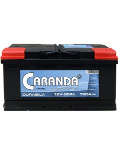 CARANDA DURABILA 12V 90Ah 760A - Borna Normala (dreapta +)