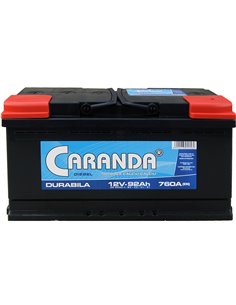 CARANDA DURABILA 12V 92Ah 760A - Borna Normala (dreapta +)