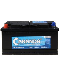 CARANDA DURABILA 12V 100Ah 800A - Borna Inversa (stanga +)