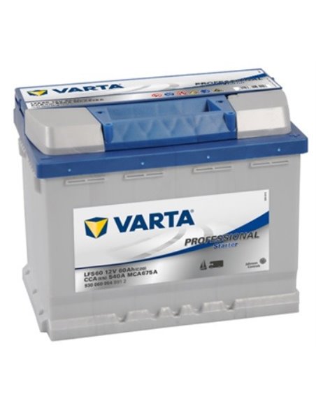 VARTA Professional Starter LFS6 12V 60Ah 540A - Borna Normala (dreapta +)