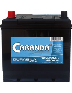 CARANDA DURABILA JAPAN 12V 50Ah 420A - Borna Inversa (stanga +)