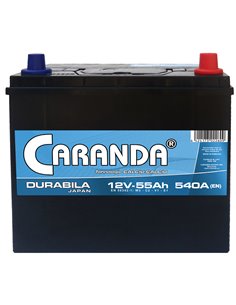 CARANDA DURABILA JAPAN 12V 55Ah 540A - Borna Normala (dreapta +)