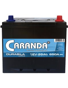 CARANDA DURABILA JAPAN 12V 65Ah 650A - Borna Normala (dreapta +)