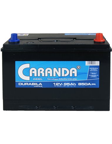 CARANDA DURABILA JAPAN 12V 95Ah 850A - Borna Normala (dreapta +)