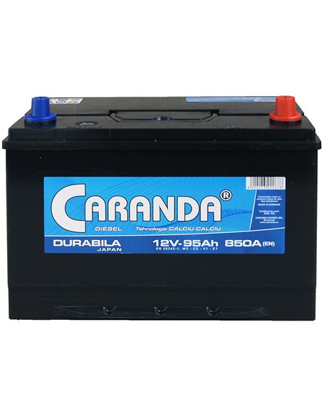 CARANDA DURABILA JAPAN 12V 95Ah 850A - Borna Normala (dreapta +)
