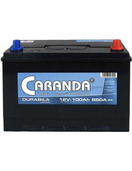 CARANDA DURABILA JAPAN 12V 100Ah 850A - Borna Normala (dreapta +)