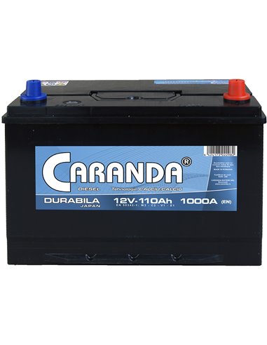 CARANDA DURABILA JAPAN 12V 110Ah 1000A - Borna Normala (dreapta +)