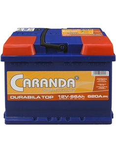 CARANDA DURABILA TOP 12V 66Ah 620A - Borna Normala (dreapta +)