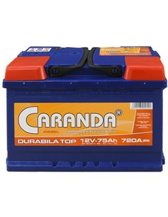 CARANDA DURABILA TOP 12V 75Ah 720A - Borna Normala (dreapta +)
