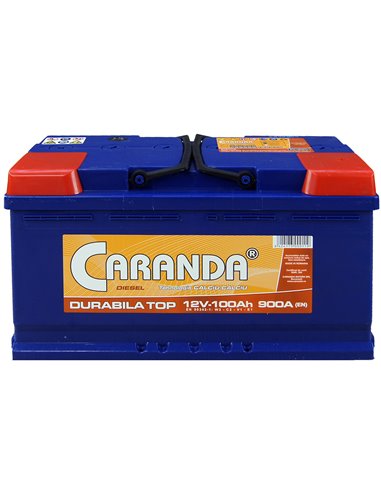 CARANDA DURABILA TOP 12V 100Ah 900A - Borna Normala (dreapta +)