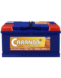 CARANDA DURABILA TOP 12V 100Ah 800A - Borna Normala (dreapta +)