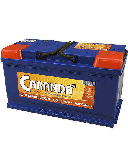 CARANDA DURABILA TOP 12V 110Ah 1000A - Borna Normala (dreapta +)