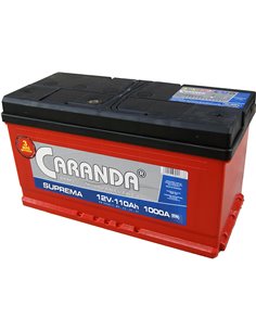 CARANDA SUPREMA 12V 110Ah 1000A - Borna Normala (dreapta +)