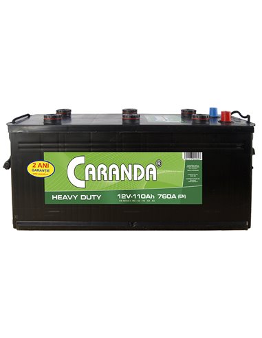 CARANDA HEAVY DUTY 12V 110Ah 760A - Borna Tip camion
