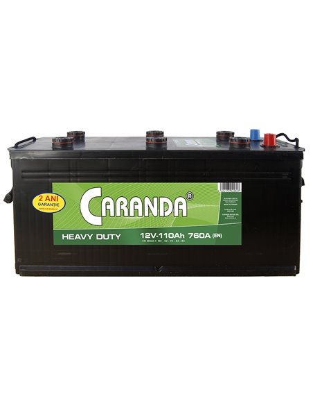 CARANDA HEAVY DUTY 12V 110Ah 760A - Borna Tip camion