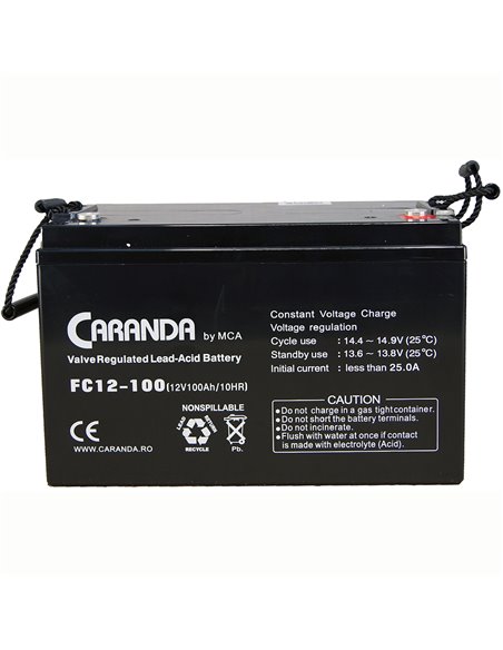 CARANDA FC Stationara AGM/VRLA 12V 100Ah