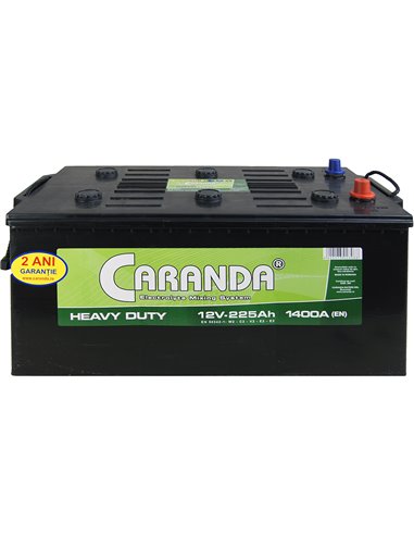 CARANDA HEAVY DUTY EMS 12V 225Ah 1400A - Borna Tip camion