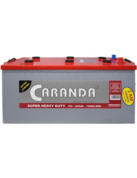 CARANDA SUPER HEAVY DUTY 12V 225Ah 1300A - Borna Tip camion