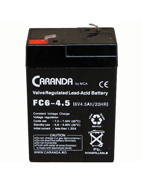 CARANDA FC Stationara AGM/VRLA 6V 4.5Ah