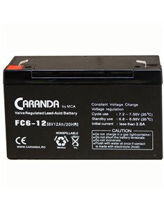 CARANDA FC Stationara AGM/VRLA 6V 12Ah