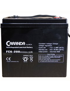 CARANDA FC Stationara AGM/VRLA 6V 200Ah